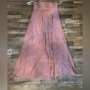 Azazie Vintage Mauve Strapless Bridesmaid Dress